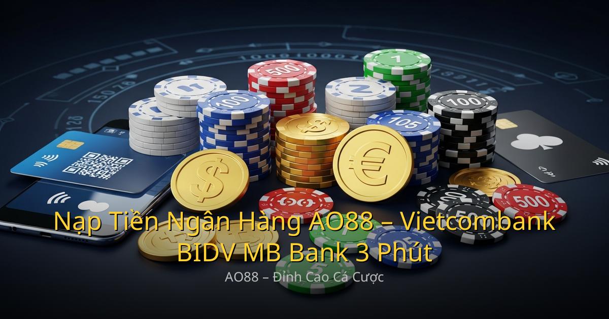 Nạp Tiền Ngân Hàng AO88 – Vietcombank, BIDV, MB Bank Tự Động 3 Phút