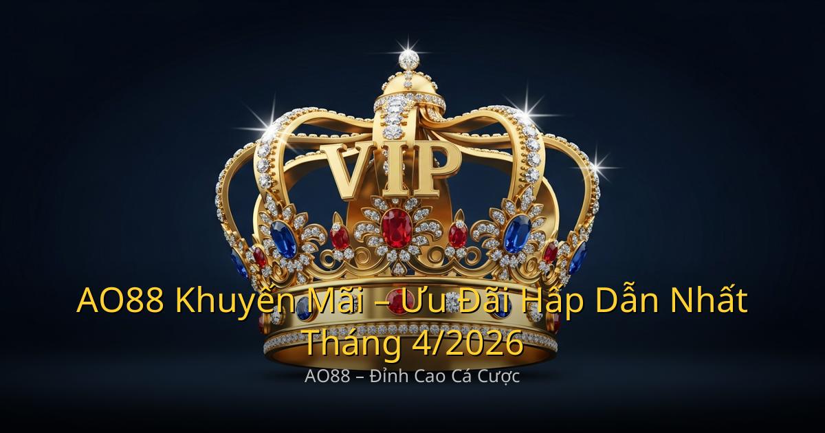 AO88 Khuyến Mãi – Tổng Hợp Ưu Đãi Hấp Dẫn Nhất Tháng 4/2026