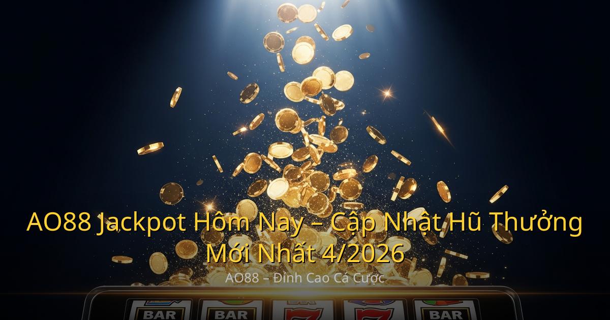 AO88 Jackpot Hôm Nay – Cập Nhật Hũ Thưởng Mới Nhất Tháng 4/2026