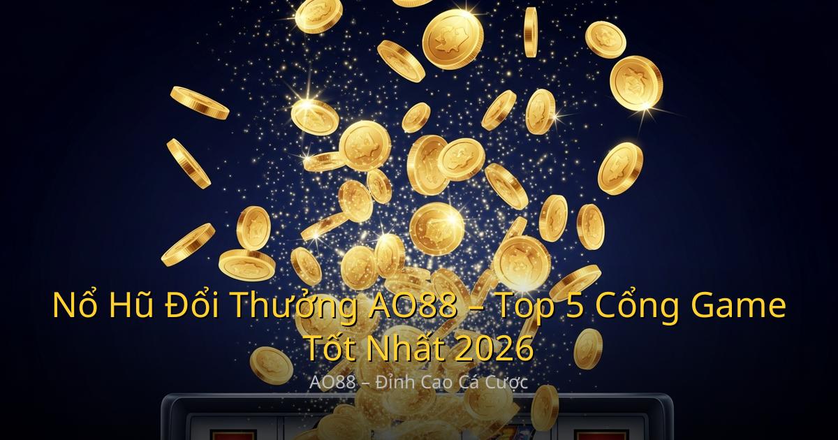 Nổ Hũ Đổi Thưởng AO88 – Top 5 Cổng Game Tốt Nhất Việt Nam 2026